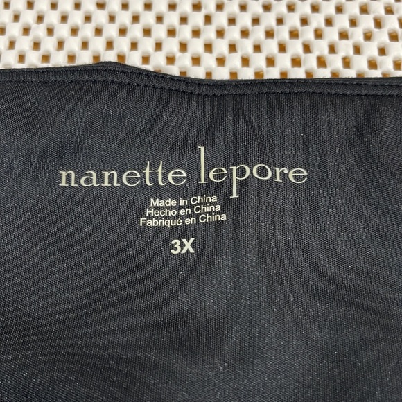 Nanette Lepore Flowered Capri Leggings - Sz 3X - Picture 2 of 8